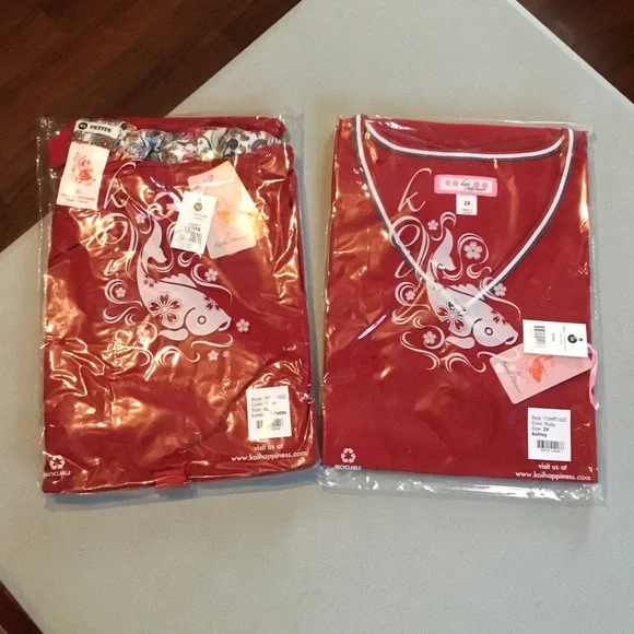 KIO KATHY PETERSON SCRUBS NEW TOP PANTS ORIGINAL PACKAGE FINLA PRICE - Picture 4 of 16